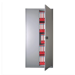 Bisley Universal-Flügeltürenschrank, silber