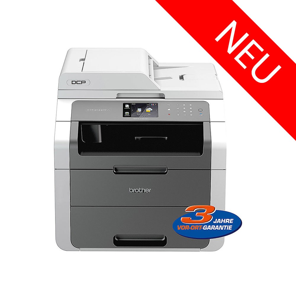 Brother DCP-9022CDW Farblaser-Multifunktionsdrucker Scanner Kopierer LAN WLAN