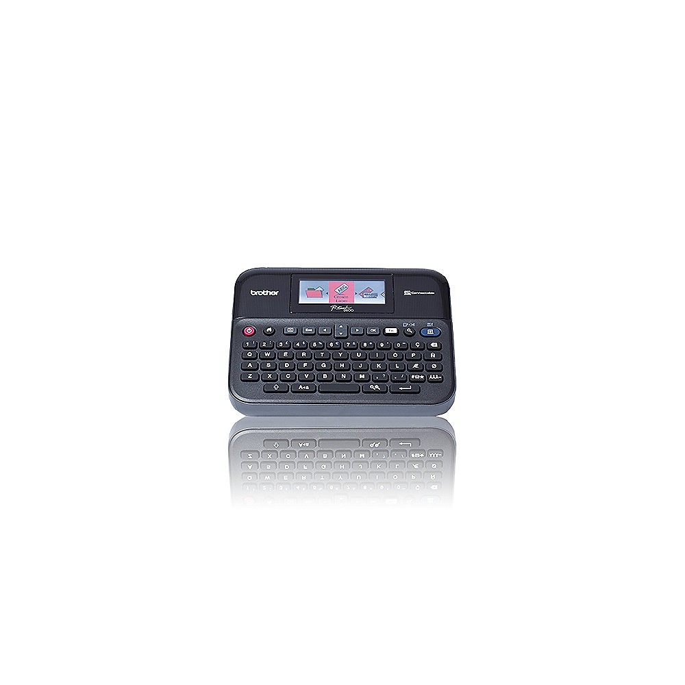 Brother P-touch D600VP Beschriftungsgerät Zifferblock Barcodedruck Koffer Band