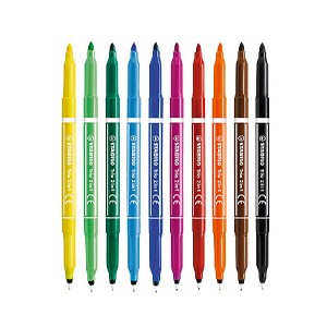 Stabilo Fasermaler Trio 2in1