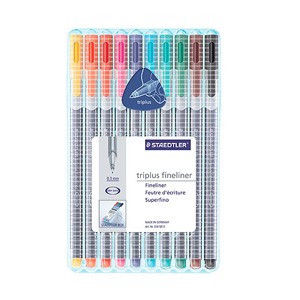 Staedtler Fineliner Triplus 334, 10er-Mix