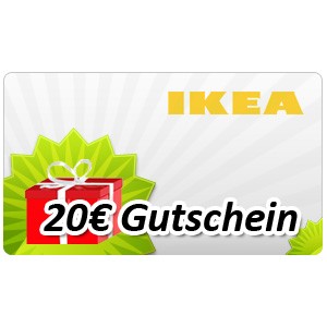 IKEA Gutschein über 20 Euro