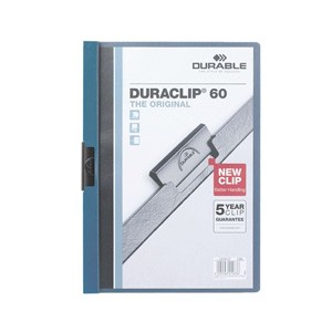 Durable Klemmhefter "DURACLIP" blau