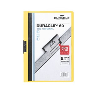 Durable Klemmhefter "DURACLIP" gelb