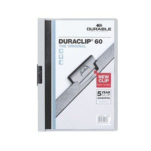 Durable Klemmhefter "DURACLIP" grau