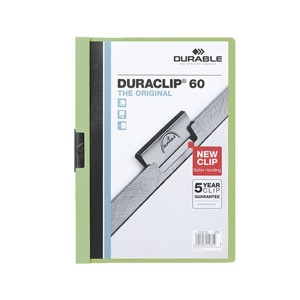 Durable Klemmhefter "DURACLIP" grün