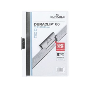 Durable Klemmhefter "DURACLIP" weiss