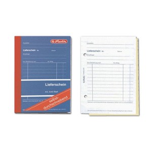 Herlitz Formularbuch "Lieferschein", 2x40 Blatt