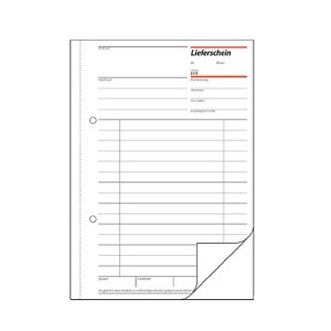 Sigel "Lieferschein", 2x50 Blatt