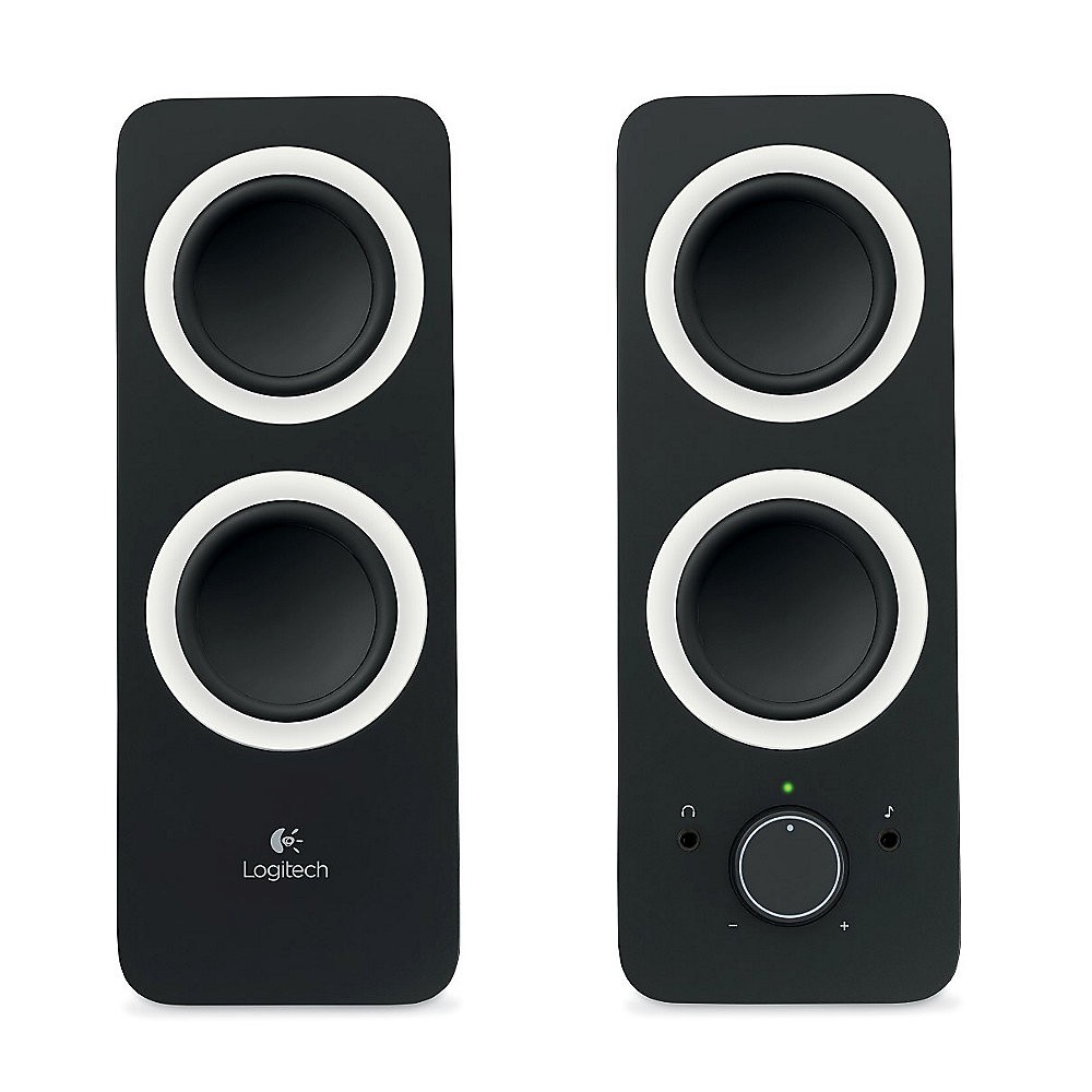 Logitech Z200 2.0 Multimedia Lautsprechersystem 3,5mm Dunkelgrau 980-000810