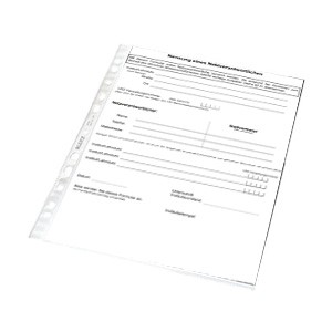Leitz Prospekthüllen "Standard" glasklar