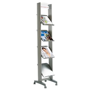 FAST PAPERFLOW Prospektregal Silver Line S 