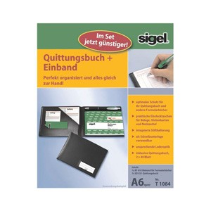 Sigel Einband »EF610« inkl. Quittung