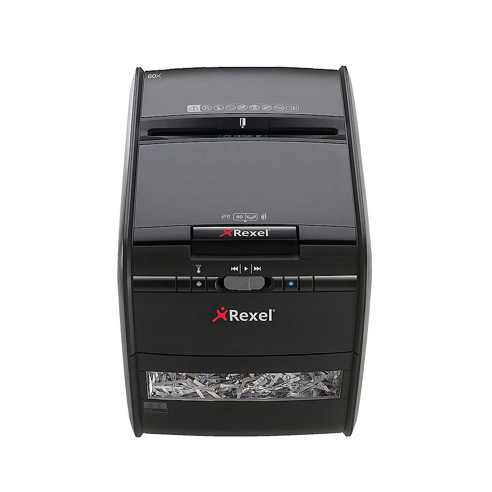 Rexel Auto+ 60X Aktenvernichter mit automatischem Einzug Partikelschnitt