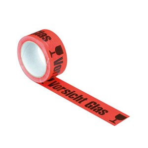 PP-Signalklebeband "Vorsicht Glas!"