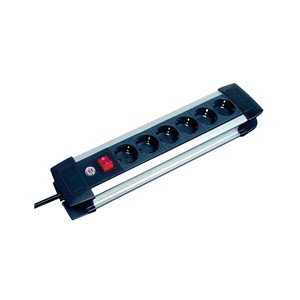 Brennenstuhl Steckdosenleiste "Premium Alu Line", 6-fach