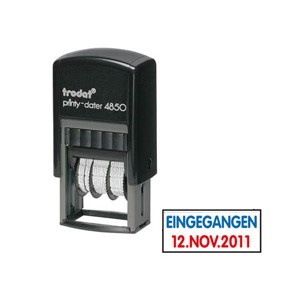 trodat Datum- und Textstempel printy-dater 4850/L, EINGEGANGEN