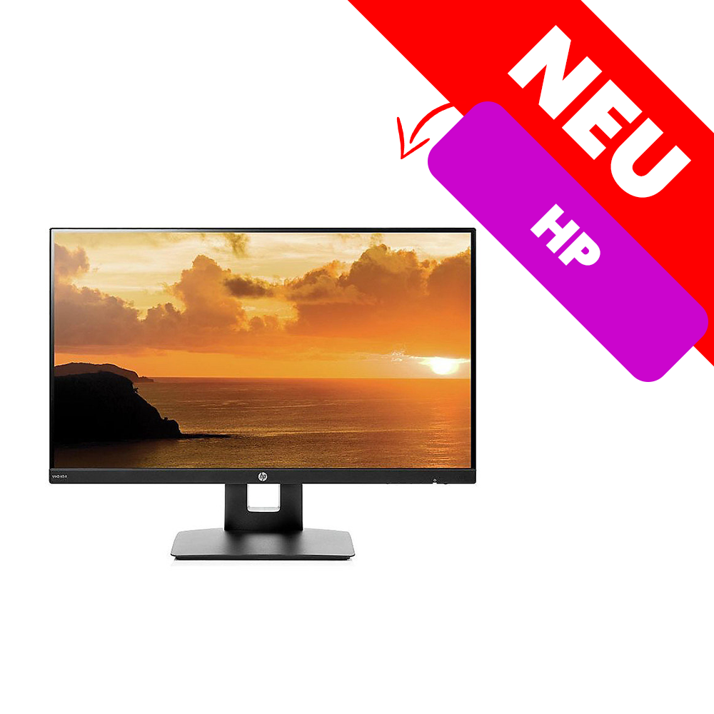 HP Value VH240a 24" Office Monitor mit Höhenver. / Zero Frame / IPS Panel