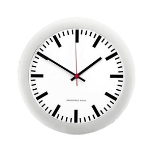 PEWETA Funk-Wanduhr Bahnhof