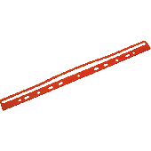 Helit Prospektschiene M-Clip/H2512025 rot