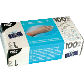 PAPSTAR Handschuhe Vinyl/12234 natur Inh.100