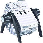 DURABLE Rollkarteien TELINDEX flip/2416-01 BxHxT 215x120x185mm schwarz