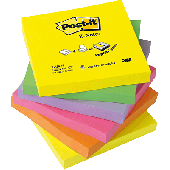 Post-it Z-Notes/R330NR 76x76 mm neon sortiert Inh.6