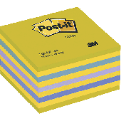 Post-it Haftnotizwürfel/2028NB 76x76 mm neonblau Inh.450 Blatt