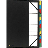 Exacompta Ordnungsmappe Ordonator/55341E schwarz 12-teilig