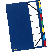 Exacompta Ordnungsmappe Ordonator 7/55322E blau 7-teilig