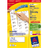 Avery Zweckform Adress-Etiketten QuickPeel /L7162-100 99,1x33,9 mm weiß runde Ecken Inh.1600