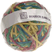 Alco Rubberball/7440 Ø70 mm bunt Inh.ca. 320 Gummiringe