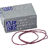 Alco Gummiringe im Karton/734 Ø 65 mm rot Inh.50 g
