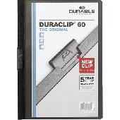 Durable Klemmmappe/2209-01 DIN A4 schwarz