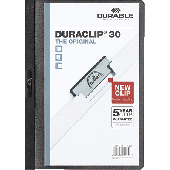 Durable Klemmmappe/2200-01 DIN A4 schwarz