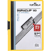 Durable Klemmmappe/2209-04 DIN A4 gelb