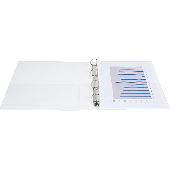 Exacompta Präsentationsringbuch KreaCover/51842E 320x275 mm weiß 50 mm 30 mm