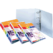 Exacompta Präsentationsringbuch KreaCover/51944E 320x290 mm weiß 72 mm 50 mm
