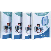 Exacompta Präsentationsringbuch KreaCover/51945E 320x297 mm weiß 86 mm 60 mm