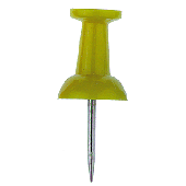 Alco Pin-Wand-Nadeln/66013 gelb Inh.20