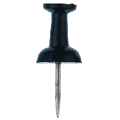 Alco Pin-Wand-Nadeln/66011 schwarz Inh.20