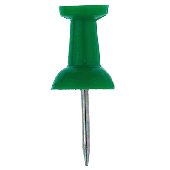 Alco Pin-Wand-Nadeln/66018 grün Inh.20