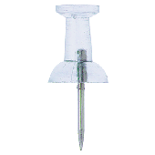 Alco Pin-Wand-Nadeln/66022 glasklar Inh.20