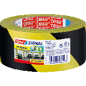 Tesa Signal Markierungsklebeband Universal gelb/schwarz/58133-00000-00 66m:50mm