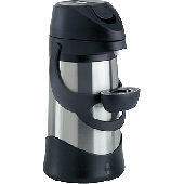Emsa Getränkespender Presto Pump Pot/500832 edelstahl/schwarz 1660 g Inh.1,9 l