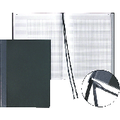 K + E Protokoll- und Konferenzbuch/8655223 DIN A4 schwarz Inh.96 Blatt