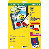 Avery Zweckform Neonrot Etiketten/L6003-25 63,5 x 29,6 mm Inh.675