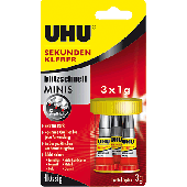 UHU Sekundenkleber super minis/45415 Inh.3x1g