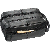 Alassio Kulturtasche aus Echt Leder/44000 ca. 25 x 13 x 10 cm schwarz 211 g