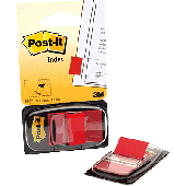 3M Post-it Index /680-1 25,4x43,2 mm rot Inh.50